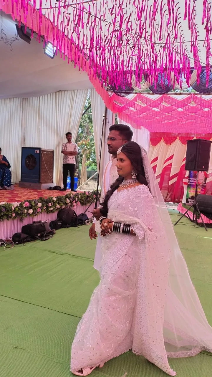 Happy married couple celebrating their new beginning